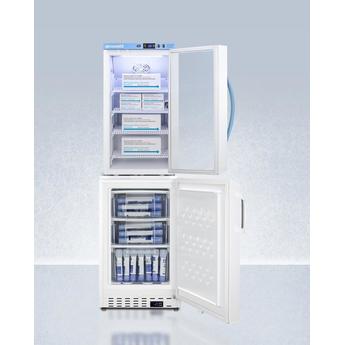 AccuCold ARG3PVADA305AFSTACK 20 Inch Counter Depth Bottom Freezer Refrigerator, in White — thumbnail 3