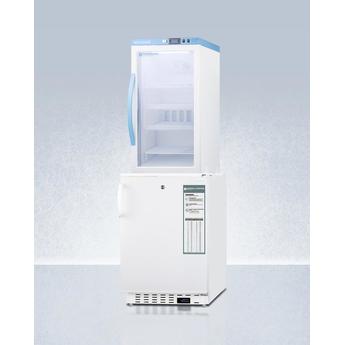 AccuCold ARG3PVADA305AFSTACK 20 Inch Counter Depth Bottom Freezer Refrigerator, in White — thumbnail 4
