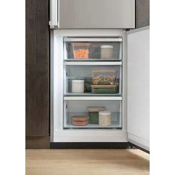 Bertazzoni REF24BMFXNV 24 Inch Stainless Steel Counter Depth Bottom Freezer Refrigerator, in Stainless Steel — thumbnail 6