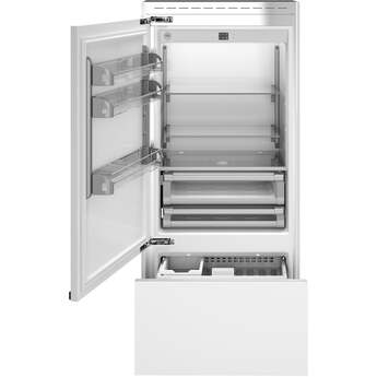 Bertazzoni REF36BMBIPLT  36 Inch Counter Depth Bottom Freezer Refrigerator — thumbnail 14