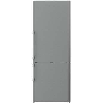 Blomberg 28" 16.8 cu ft. Stainless Steel Counter Depth Bottom Freezer Refrigerator - Energy Star