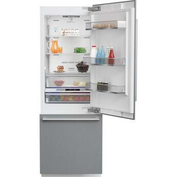 Blomberg 30" 16.4 cu. ft. Stainless Steel Built-In Bottom Freezer Refrigerator - Energy Star — thumbnail 4
