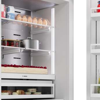 Bosch B30BB130SS 30 Inch Bottom Freezer Refrigerator: Stainless Stainless Steel — thumbnail 10