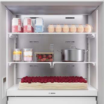 Bosch B30BB130SS 30 Inch Bottom Freezer Refrigerator: Stainless Stainless Steel — thumbnail 16
