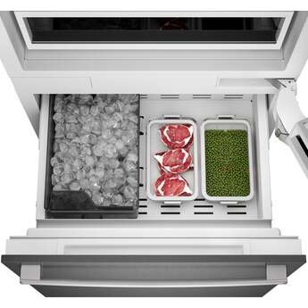 Bosch B30BB130SS 30 Inch Bottom Freezer Refrigerator: Stainless Stainless Steel — thumbnail 7