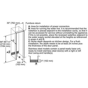 Bosch Benchmark B30BB935SS 30 Inch Counter Depth Bottom Freezer Refrigerator, i — thumbnail 24