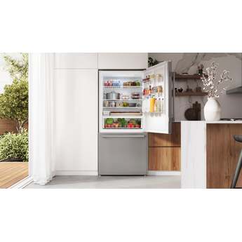 Bosch 33 Inch 100 Series Counter Depth Bottom Mount Refrigerator: Stainless Steel — thumbnail 13