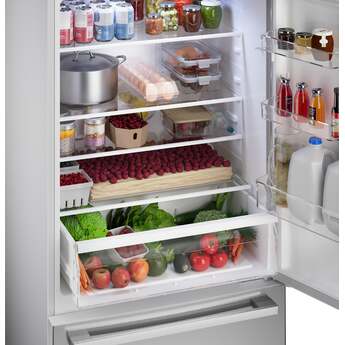 Bosch 33 Inch 100 Series Counter Depth Bottom Mount Refrigerator: Stainless Steel — thumbnail 15