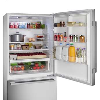 Bosch 33 Inch 100 Series Counter Depth Bottom Mount Refrigerator: Stainless Steel — thumbnail 19
