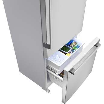 Bosch 33 Inch 100 Series Counter Depth Bottom Mount Refrigerator: Stainless Steel — thumbnail 23