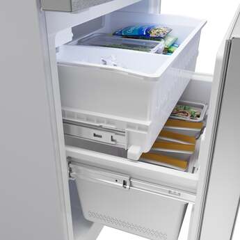 Bosch 33 Inch 100 Series Counter Depth Bottom Mount Refrigerator: Stainless Steel — thumbnail 9