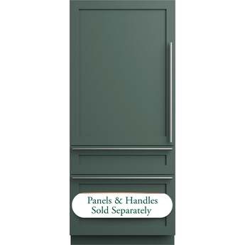 Cafe 36 Inch Built-In Bottom Freezer Refrigerator: Panel Ready, Left Hinge