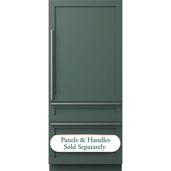 Cafe 36 Inch Built-In Bottom Freezer Refrigerator: Panel Ready, Right Hinge