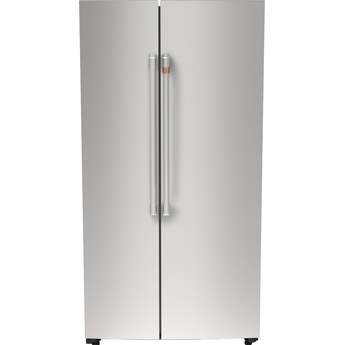 Cafe 36 Inch Counter Depth French Door Refrigerator With Internal Dispenser With AutoFill And Energy Star Qualified: Stainless Steel