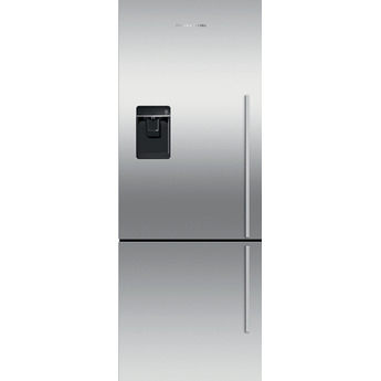 Fisher Paykel Active Smart 25" 13.4 cu.ft. Stainless Steel Counter Depth Bottom Freezer Refrigerator - Left Hinge