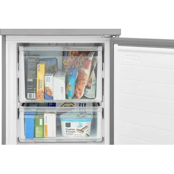 Frigidaire 24 Inch 12 Cu. Ft. Bottom Freezer Refrigeraotr With Automatic Defrost: Stainless Steel Look — thumbnail 4