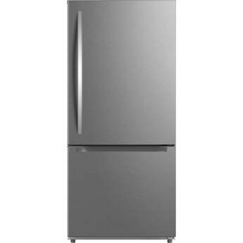 Frigidaire 30 Inch 19 Cu. Ft. Freestanding Bottom Freezer Refrigerator: Stainless Steel