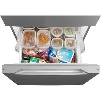 Frigidaire 30 Inch 19 Cu. Ft. Freestanding Bottom Freezer Refrigerator: Stainless Steel — thumbnail 2
