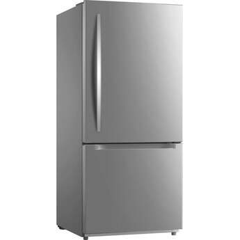 Frigidaire 30 Inch 19 Cu. Ft. Freestanding Bottom Freezer Refrigerator: Stainless Steel — thumbnail 3