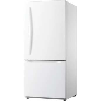 Frigidaire 30 Inch 19 Cu. Ft. Freestanding Bottom Freezer Refrigerator: White — thumbnail 3