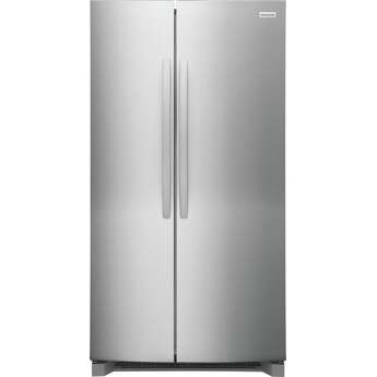 Frigidaire 26 Cu. Ft. Side By Side Refrigerator: Smudge Proof Stainless Steel