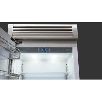 Fulgor Milano 36 Inch Built-In Bottom Freezer Refrigerator with 18.5 cu. ft. Total Capacity, Ice Maker, Total No Frost, LED Lighting, Deep-Freezing, and Holiday Mode: Stainless Steel, Left Hinge — thumbnail 10