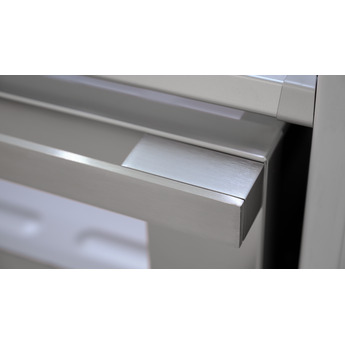 Fulgor Milano 36 Inch Built-In Bottom Freezer Refrigerator with 18.5 cu. ft. Total Capacity, Ice Maker, Total No Frost, LED Lighting, Deep-Freezing, and Holiday Mode: Stainless Steel, Left Hinge — thumbnail 13
