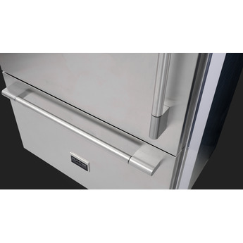 Fulgor Milano 36 Inch Built-In Bottom Freezer Refrigerator with 18.5 cu. ft. Total Capacity, Ice Maker, Total No Frost, LED Lighting, Deep-Freezing, and Holiday Mode: Stainless Steel, Left Hinge — thumbnail 8