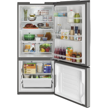 GE GBE21DYKFS 30 Inch Bottom Freezer Refrigerator — thumbnail 6