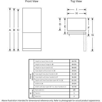 GE 30 Inch Bottom Freezer Refrigerator — thumbnail 9