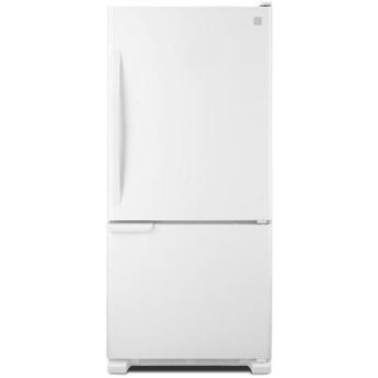 Kenmore 69312 30 Inch White Bottom Freezer Refrigerator With 18 67 Cu Ft Capacity