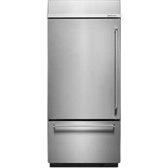 Kitchen Aid KitchenAid 36" 20.9 cu. ft. Stainless Steel Built-In Bottom Freezer Refrigerator