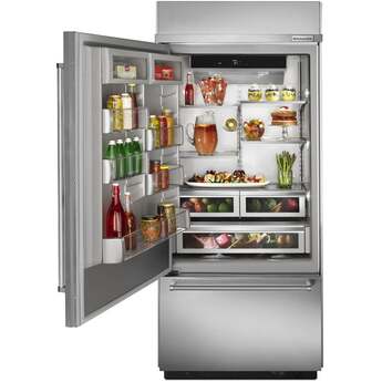 Kitchen Aid KitchenAid 36" 20.9 cu. ft. Stainless Steel Built-In Bottom Freezer Refrigerator — thumbnail 15