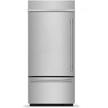 Kitchen Aid KitchenAid KBBL336SPS 20.8 Cu. Ft. 36" Built-In Bottom Mount Refrigerator Sta...