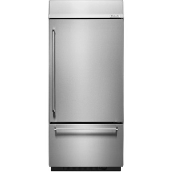 Kitchen Aid KitchenAid 36" 20.9 cu. ft. Stainless Steel Built-In Bottom Freezer Refrigerator