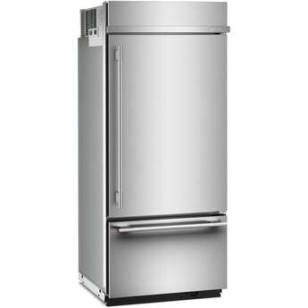 KitchenAid KBBR336SPS 20.8 Cu. Ft. 36" Built-In Bottom Mount Refrigerator Stainless Steel with PrintShield Finish — thumbnail 4