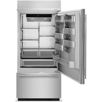 KitchenAid KBBR336SPS 20.8 Cu. Ft. 36" Built-In Bottom Mount Refrigerator Stainless Steel with PrintShield Finish — thumbnail 6