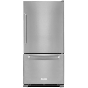 Kitchen Aid KitchenAid 33" 22 cu. ft. Stainless Steel Full Depth Non Dispense Bottom Mount R — thumbnail 8