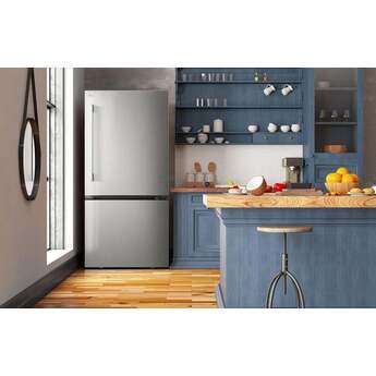 LG 33 Inch 26 Cu. Ft. Bottom-Mount Refrigerator: Fingerprint Resistant Stainless Steel — thumbnail 10