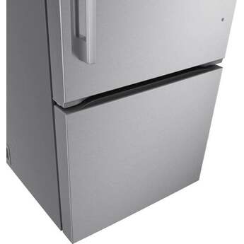 LG 33 Inch 26 Cu. Ft. Bottom-Mount Refrigerator: Fingerprint Resistant Stainless Steel — thumbnail 15