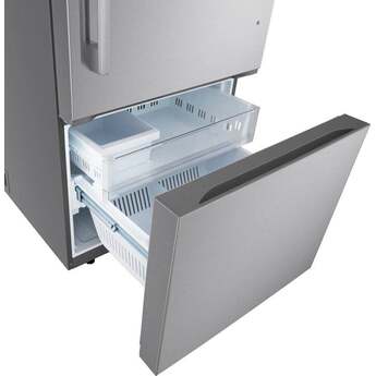 LG 33 Inch 26 Cu. Ft. Bottom-Mount Refrigerator: Fingerprint Resistant Stainless Steel — thumbnail 16