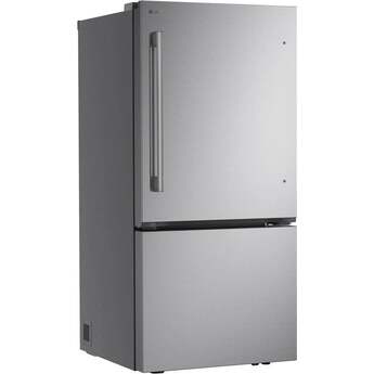LG 33 Inch 26 Cu. Ft. Bottom-Mount Refrigerator: Fingerprint Resistant Stainless Steel — thumbnail 18