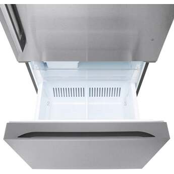 LG 33 Inch 26 Cu. Ft. Bottom-Mount Refrigerator: Fingerprint Resistant Stainless Steel — thumbnail 2