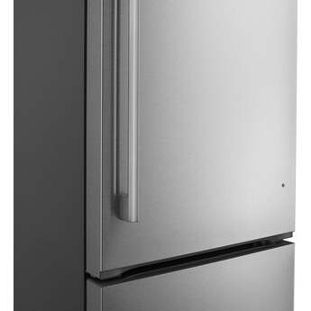 LG 33 Inch 26 Cu. Ft. Bottom-Mount Refrigerator: Fingerprint Resistant Stainless Steel — thumbnail 3