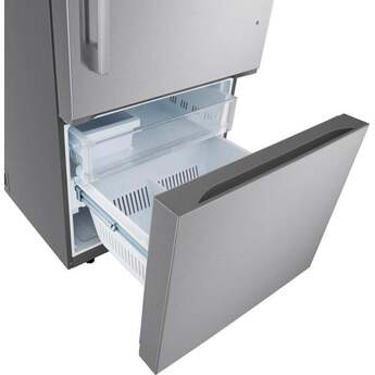 LG 33 Inch 26 Cu. Ft. Bottom-Mount Refrigerator: Fingerprint Resistant Stainless Steel — thumbnail 8