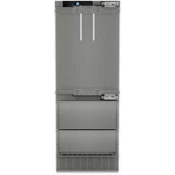 Liebherr 30 Inch Built-In Panel Ready Counter Depth Bottom Freezer Refrigerator with 14.1 Cu. Ft. Total Capacity, DuoCooling, SuperCool, SoftTelescopic System, LED Lighting, Bottle Rack, NoFrost, IceMaker with Water Tank, Sabbath Mode, Star-K Certified and Energy Star Certified: Right Hinge