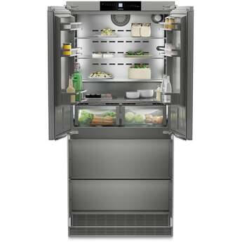 Liebherr 36 Inch Built-In 4-Door French Door Refrigerator with 18.9 Cu. Ft. Total Capacity, IceMaker, BioFresh, DuoCooling, NoFrost, Soft System, SuperCool, Sabbath Mode, Star-K Certified, Energy Star Certified: Panel Ready — thumbnail 8