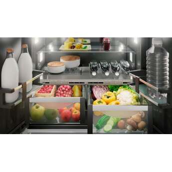 Liebherr 36 Inch Built-In 4-Door French Door Refrigerator with 18.9 Cu. Ft. Total Capacity, IceMaker, BioFresh, DuoCooling, NoFrost, Soft System, SuperCool, Sabbath Mode, Star-K Certified, Energy Star Certified: Panel Ready — thumbnail 9