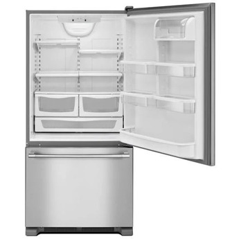 Maytag 33" 22.0 cu. ft. Fingerprint Resistant Stainless Steel Bottom Freezer Refrigerator - Energy Star — thumbnail 3