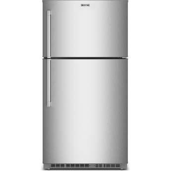 Maytag 33-Inch Wide 21 Cu. Ft. Top-Freezer Refrigerator with Factory-Installed Ice Maker: Mrtx7621tz